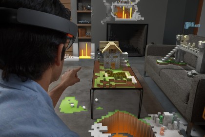 Microsoft's HoloLens technology in action